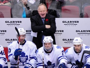 Randy Carlyle has 90 wins as head coach of the Toronto Maple Leafs. (MATT KARTOZIAN/USA TODAY Sports)