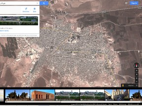 Kobani, Syria. (Google Earth Screenshot)