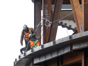 Construction on the downtown arena.