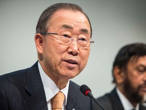 U.N. Secretary-General Ban Ki-moon.

REUTERS/Niels Ahlmann Olesen/Scanpix Denmark