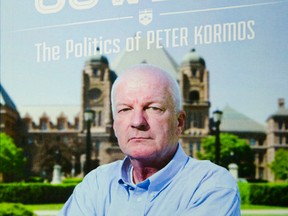 Cover of Larry Savage's Socialist Cowboy: The Politics of Peter Kormos. (Roseway Publishing)