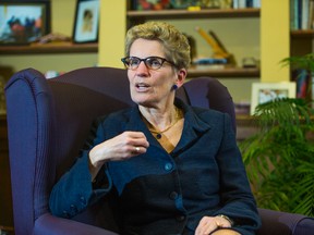Ontario Premier Kathleen Wynne in her Queen's Park office in Toronto. (Ernest Doroszuk/Toronto Sun)