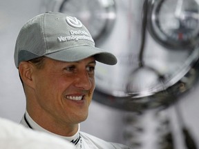 Former F1 driver Michael Schumacher faces a long recovery as the first anniversary of his skiing accident approaches. (Thomas Bohlen/Reuters/Files)