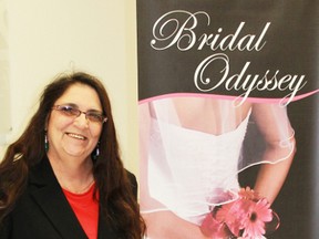 Organizer Carol Goodwin is gearing up for the 15th annual Bridal Odyssey, a day-long showcase of wedding-related local businesses. This year's edition takes place this Sunday at the Lambton Event Centre from 10 a.m. to 4 p.m. (CARL HNATYSHYN, QMI Agency)