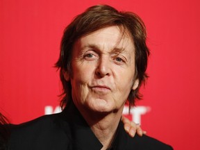 Paul McCartney. 

REUTERS/Danny Moloshok/Files