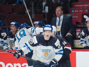 Reports say Finnish bench boss Hannu Jortikka wasn't happy with Team Canada's coach following Monday night's game. (QMI Agency)