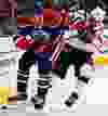 Edmonton's Nikita Nikitin (86) keeps the puck from Los Angeles' Drew Doughty (8) during the first period of the Edmonton Oilers' NHL hockey game against the Los Angeles Kings at Rexall Place in Edmonton, Alta., on Tuesday, Dec. 30, 2014. Codie McLachlan/Edmonton Sun/QMI Agency