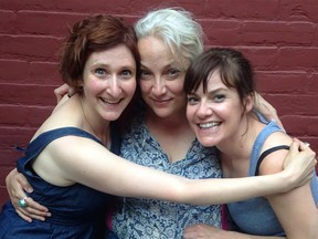Myth of The Ostrich, a play written by Sarnia-raised Matt Murray, runs Jan. 8 to 18 at the Factory Theatre in Toronto, as part of the Next Stage Theatre Festival. From left, cast members, Alanis Peart, Astrid Van Wieren and Renee Hackett. (Submitted photo)