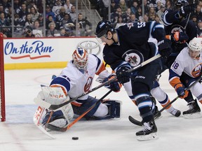 The Winnipeg Jets play the New York Islanders on New Year's Eve. (Marianne Helm/Getty Images/AFP file photo)