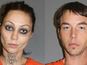 Amber Campbell, left, and John Arwood. (Volusia County Branch Jail)