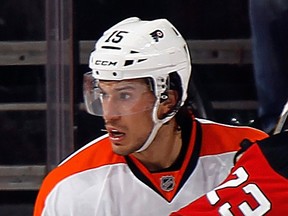 Flyers' Michael Del Zotto sustained a serious injury Wednesday night in Denver. (QMI Agency)