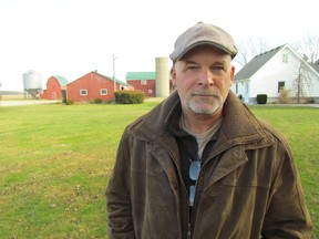 Dave Ferguson, the new president of the Lambton Federation of Agriculture, is pictured outside his Brooke-Alvinston farm. He is concerned about rural communities losing ground for the last few decades. PAUL MORDEN/THE OBSERVER/QMI AGENCY