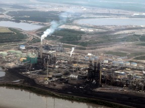 An aerial view of Alberta's oilsands 2012. QMI AGENCY