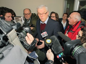 Premier Greg Selinger entered the race for the leadership of the provincial NDP Jan. 2, 2015.