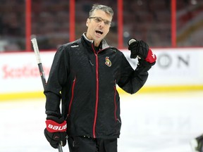 Ottawa Senators coach Dave Cameron. (CHRIS HOFLEY/OTTAWA SUN)