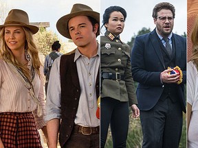 ‘A Million Ways to Die in the West’, 'The Interview' and 'Sex Tape' will 'fight' for the title of 2014's worst film at the Golden Raspberry Awards in February.