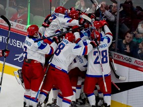 Russia wins over the U.S. in a quarterfinal match at the 2015 IIHF World Junior Championship at the Bell Center on January, 2, 2015. (PIERRE-PAUL POULIN/LE JOURNAL DE MONTRÉAL/QMI AGENCY)