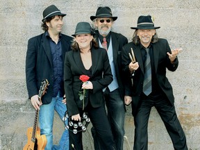 The Sterling Blues Band, guitarist Aug Polowick, left, singer Kim Sterling, bassist John Gardiner and Tom Trembley, drummer, are heading down to Memphis, Tennessee to compete in the 31st annual International Blues Challenge from Jan. 20 to 24. (Handout photo)