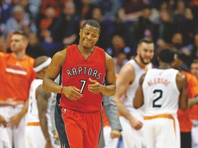 Raptors guard Kyle Lowry was named the Eastern Conference player of the month for December on Tuesday. (USA TODAY SPORTS)