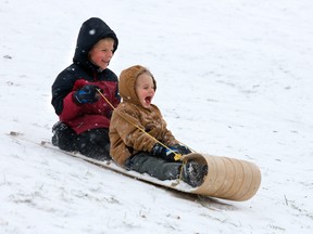 Tobogganing is the quintessential Canadian winter activity. (QMI AGENCY/File)