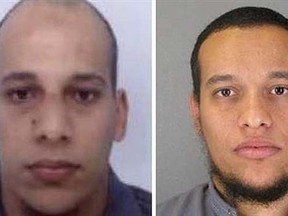 Cherif Kouachi, 32, (L) and brother Said Kouachi, 34. (Handout)