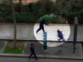 Paris police officer Ahmed Merabet was shot dead point blank during an attack on the office of Charlie Hebdo magazine. (Handout)