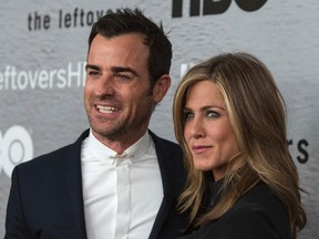 Jennifer Aniston and Justin Theroux (Reuters files)