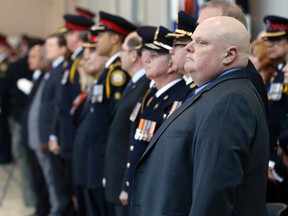 Councillor Rob Ford at the Toronto Police graduation ceremony in Etobicoke Thursday January 8, 2015. (Michael Peake/Toronto Sun)