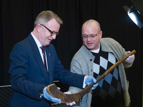 The Canadian Museum of History has purchased what's considered to be the world's oldest hockey stick for $300,000. (Submitted image)