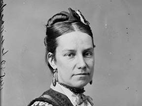 Agnes Macdonald, Sir John A. Macdonald's second wife, in 1873.