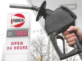 Like many people, St. Thomas resident Fred Waugh is flummoxed by the prices at the pumps, which seem to have no logical connection to the price of a barrel of oil. Lower prices would, he argues, mean more consumer spending. (QMI Agency file photo)