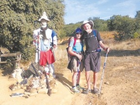 Grace and Bruce Tallman walked part of the Camino de Santiago pilgrimage trail in Spain this past September. (Supplied photo)
