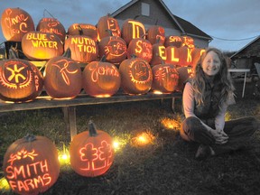 Cheryl Veary, organizer of the annual Fiery Faces Halloween fundraiser, is one of several individuals and groups named this year to Plympton-Wyoming Mayor Lonny Napper's Mayor's Community Appreiation Awards. The recipients will be honoured at a luncheon Feb. 7 at the Camlachie Community Centre. FILE PHOTO/THE OBSERVER/QMI AGENCY