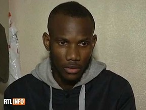 A screengrab of Lassana Bathily,24, a young Muslim deli clerk who was working at Hyper Cacher store in Paris during Friday's deadly hostage-taking, is being hailed as a hero. (http://www.rtl.be)