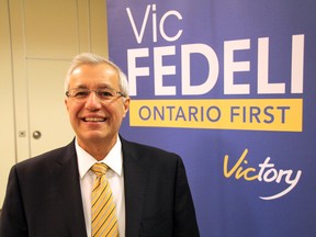 Nipissing MPP Vic Fedeli is running for the Progressive Conservative leadership. (QMI Agency)