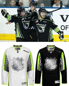 NHL unveils neon green 2015 all-star jerseys