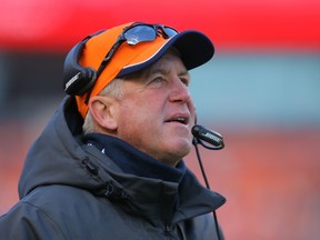 Head coach John Fox of the Denver Broncos looks on from the sideline during a game between the Denver Broncos and the Oakland Raiders at Sports Authority Field at Mile High on December 28, 2014 in Denver, Colorado.  Justin Edmonds/Getty Images/AFP