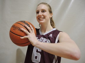 Ottawa Gee-Gees' Krista Van Slingerland is making a difference on and off the basketball court. (Tim Baines/Ottawa Sun)