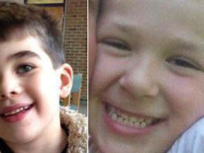 The families of Sandy Hook Elementary School shooting victims Noah Pozner (l) and Jesse Lewis have sued the school board and the town of Newtown, Conn., over lax security at the school. REUTERS/FACEBOOK/HO