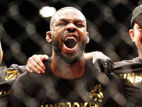 Jon Jones' mom says she's happy her son was busted for drug use. (AFP)