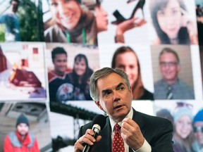 Alberta Premier Jim Prentice speaks during the Edmonton Economic Development Corporation 2015 Impact luncheon at the Shaw Conference Centre, in Edmonton Alta., on Tuesday Jan. 15, 2015. David Bloom/Edmonton Sun/QMI Agency