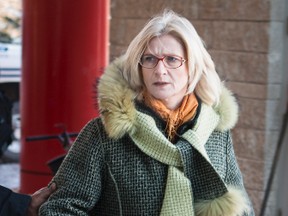 Iwona Buziak, mother of accused terrorist Suliman Mohamed,  leaves the Ottawa Courthouse following her son's first court appearance. January 13, 2015. Errol McGihon/Ottawa Sun/QMI Agency