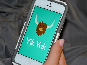 Yik Yak app