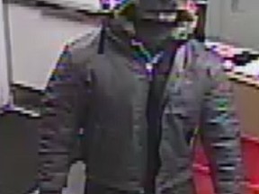 Wednesday, Jan. 14, 2015 Ottawa -- Cops are looking for a machete-wielding cellphone robber who held up a store on Terry Fox Dr. in Kanata around 8:45 p.m. on Jan. 2.
submitted photo
OTTAWA SUN/QMI AGENCY