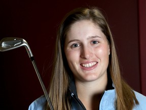 Golfer Augusta James is among the finalists for the Kiwanis athlete-of-the-year award. (Whig-Standard file photo)