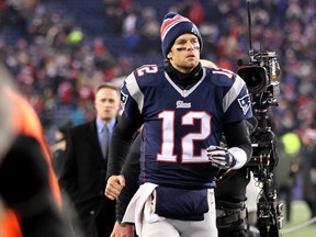 Tom Brady has the Patriots offence in high gear for Sunday's showdown against the Colts. (AFP)
