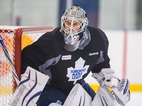 Maple Leafs goaltender James Reimer. (ERNEST DOROSZUK/Toronto Sun files)