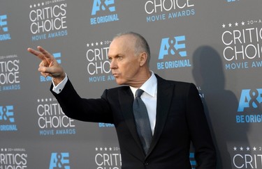 Actor Michael Keaton arrives at the 20th Annual Critics' Choice Movie Awards in Los Angeles, California January 15, 2015.  REUTERS/Kevork Djansezian