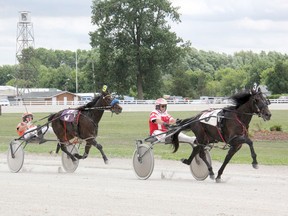 Harness racing kicked off on Tuesday at the Dresden Raceway. The Dresden Agricultural Society is operating the facility. PHOTO TAKEN JULY 1 2014 in DRESDEN. TREVOR TERFLOTH/ THE CHATHAM DAILY NEWS/ QMI AGENCY