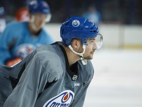 Travis Ewanyk is one of five former Oil Kings players on the AHL Oklahoma City roster (Ian Kucerak, Edmonton Sun).